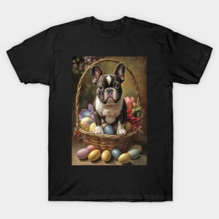 French Bulldog Easter Basket Card T-Shirt